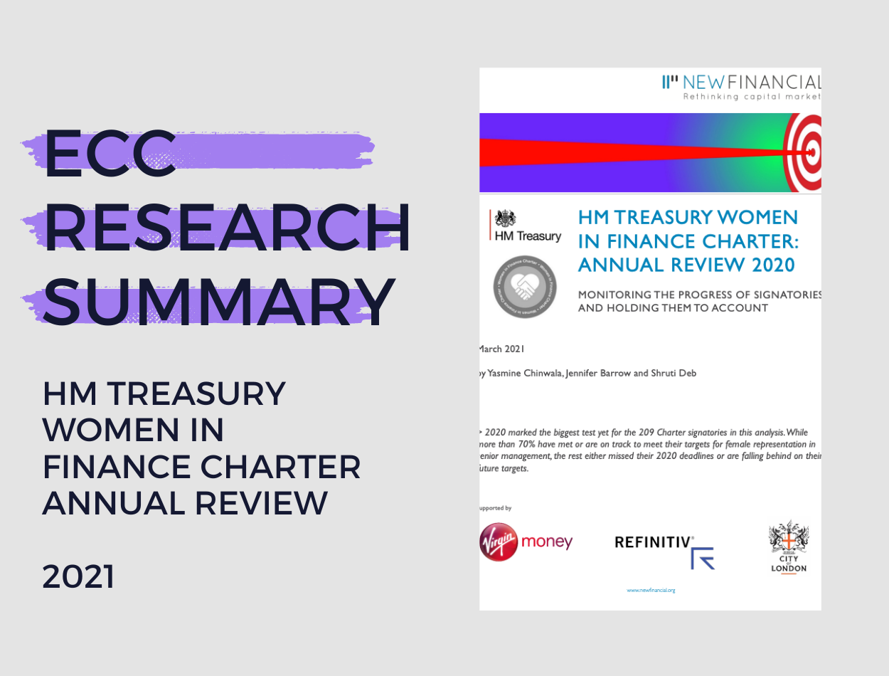 ECC Research Summary: Women in Finance 2021