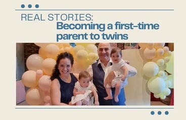 Real Stories: Becoming a first-time parent to twins