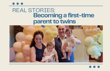 Real Stories: Becoming a first-time parent to twins