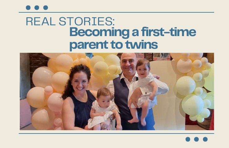 Real Stories: Becoming a first-time parent to twins